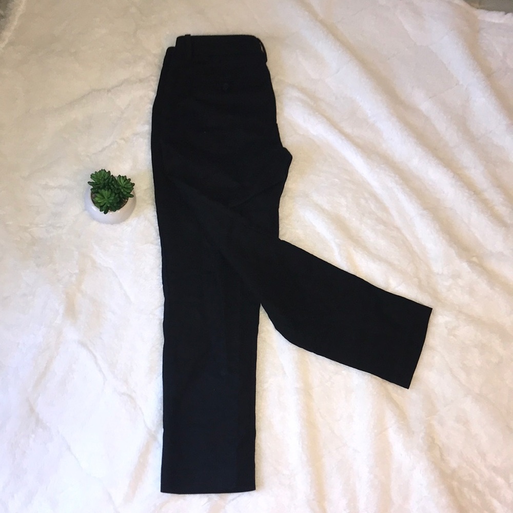 Classic black stretch trousers